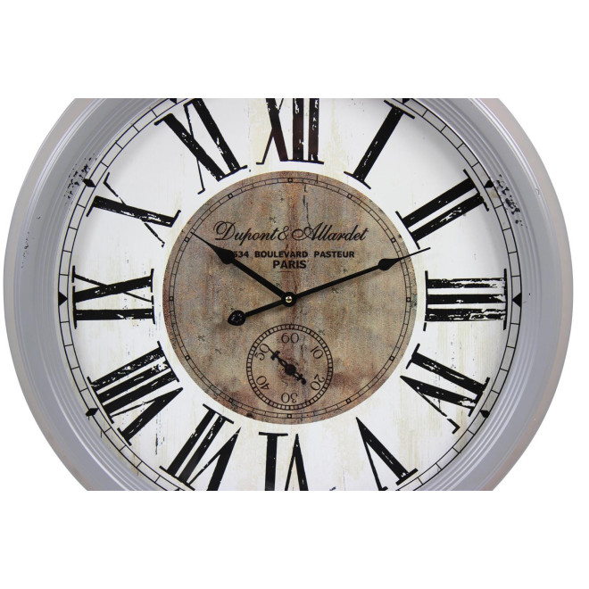Horloge Ancienne Murale Dupont & Allardet Métal Gris 62cm