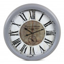 Dupont & Allardet Antique Gray Metal Wall Clock 62cm