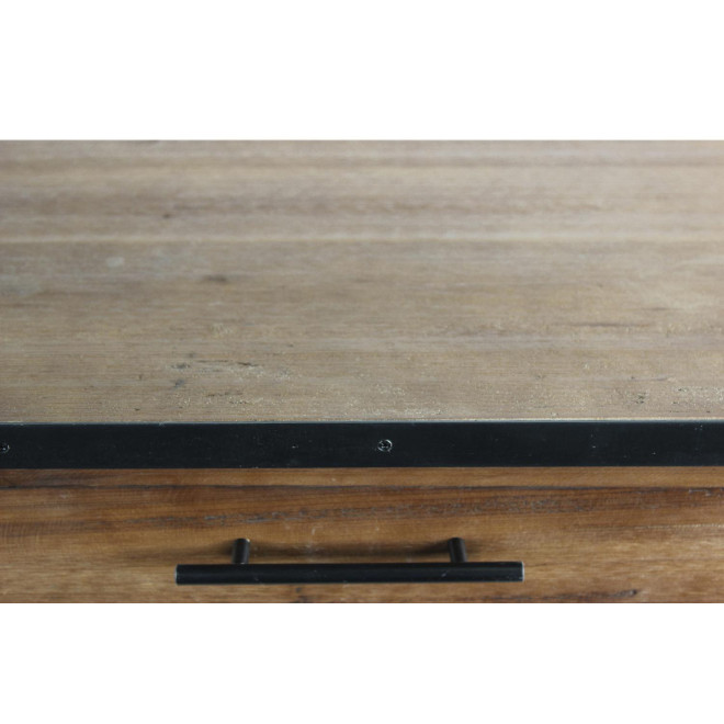 Drapier Konsole 2 Schubladen Holz Braun 158.5x44.5x96cm