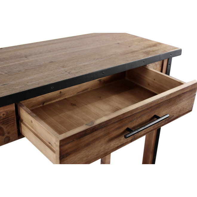 Drapier Konsole 2 Schubladen Holz Braun 158.5x44.5x96cm
