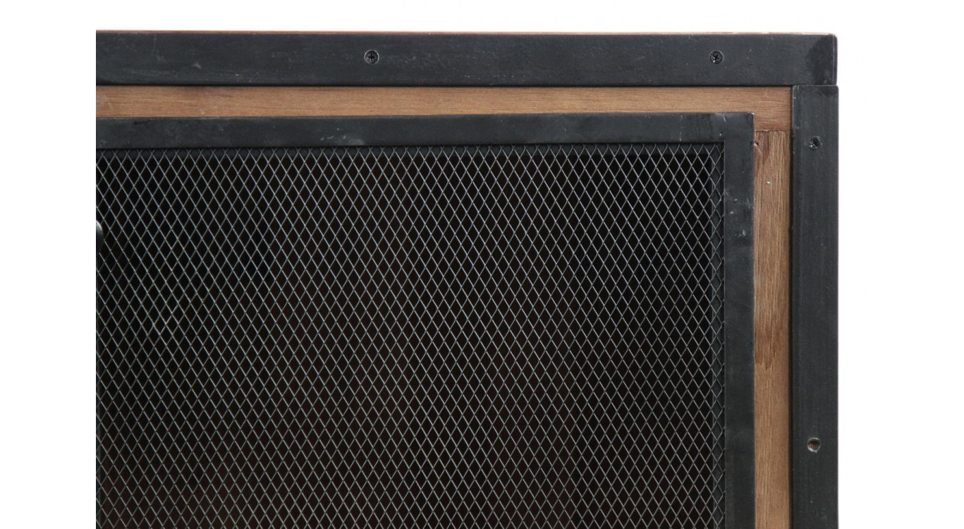 Meuble TV Bois Marron 135.5x45.5x50cm