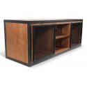TV-Möbel Holz Braun 135.5x45.5x50cm