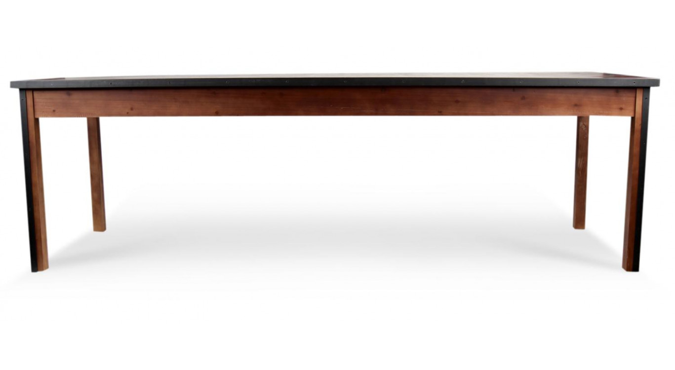 Table à Manger Bois Marron 244.5x80.5x76.5cm