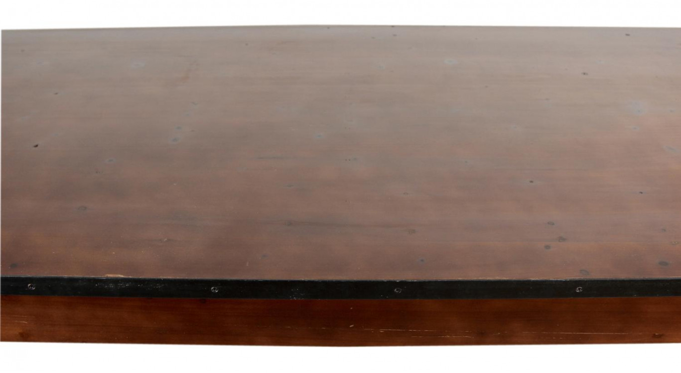 Table à Manger Bois Marron 244.5x80.5x76.5cm