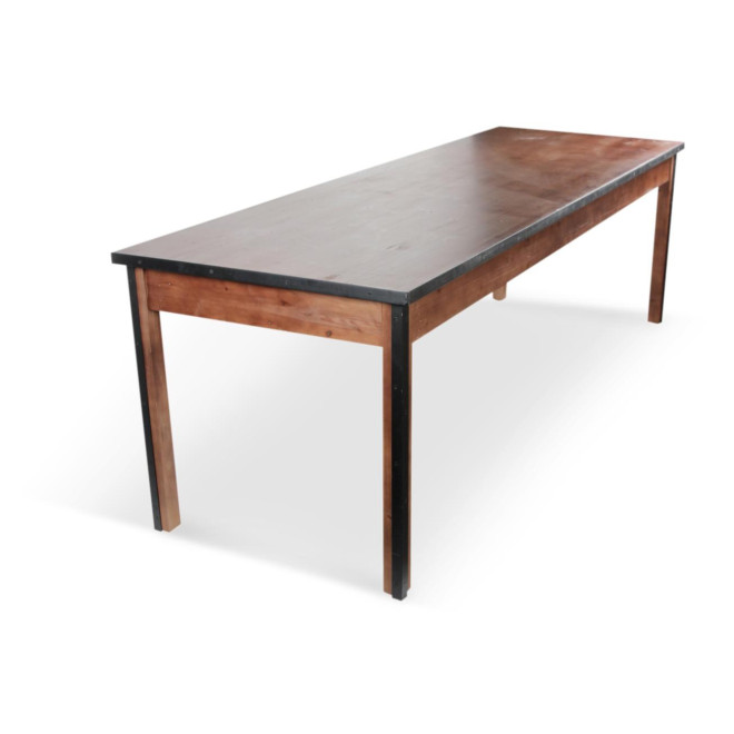 Table à Manger Bois Marron 244.5x80.5x76.5cm