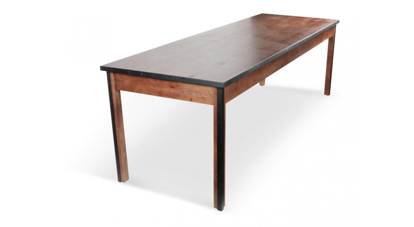 Esstisch Holz Braun 244.5x80.5x76.5cm