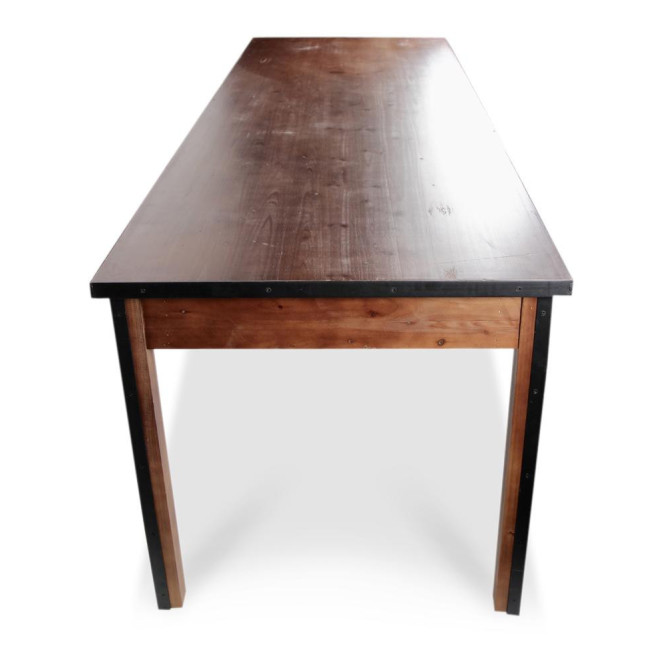 Table à Manger Bois Marron 244.5x80.5x76.5cm