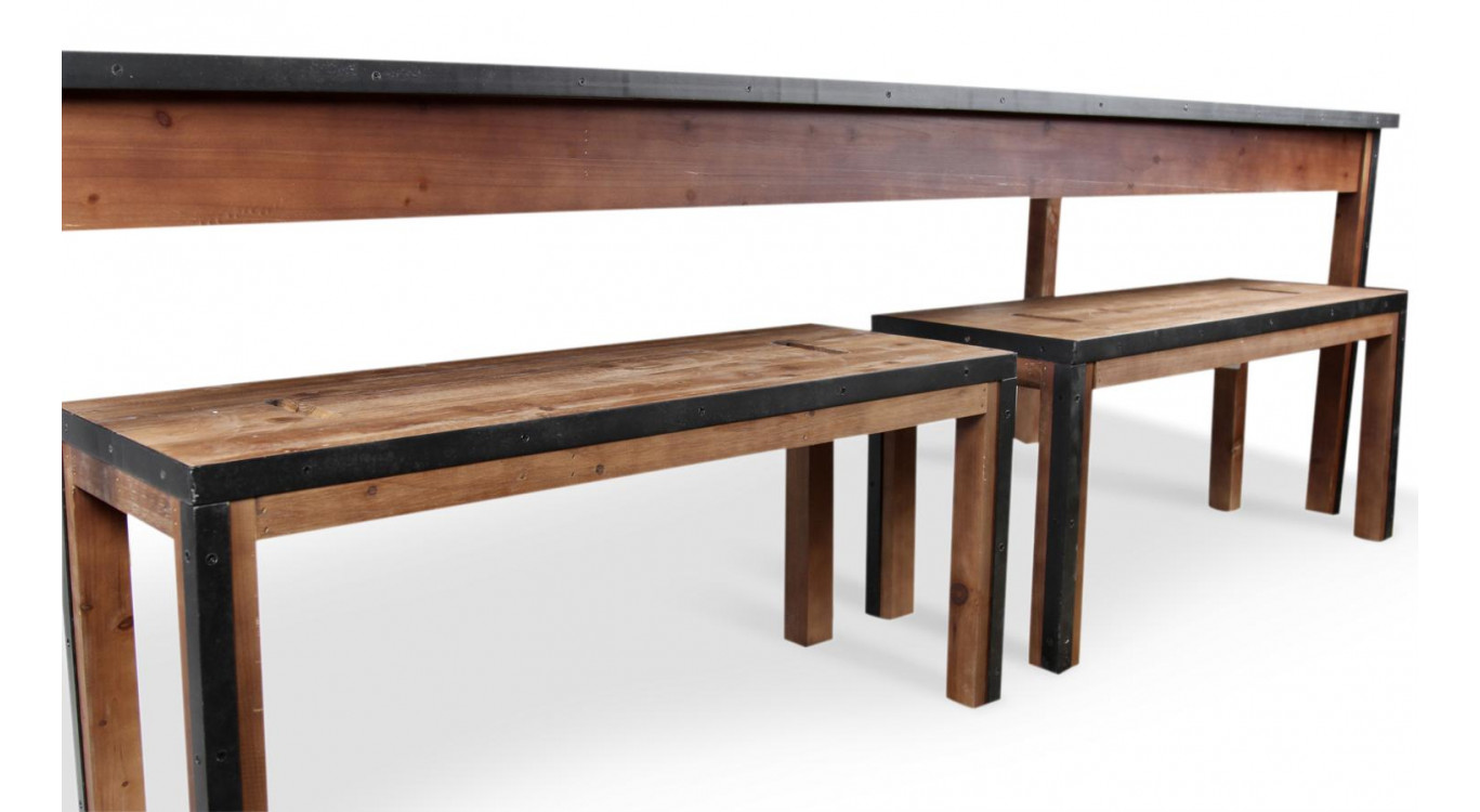 Esstisch Holz Braun 244.5x80.5x76.5cm