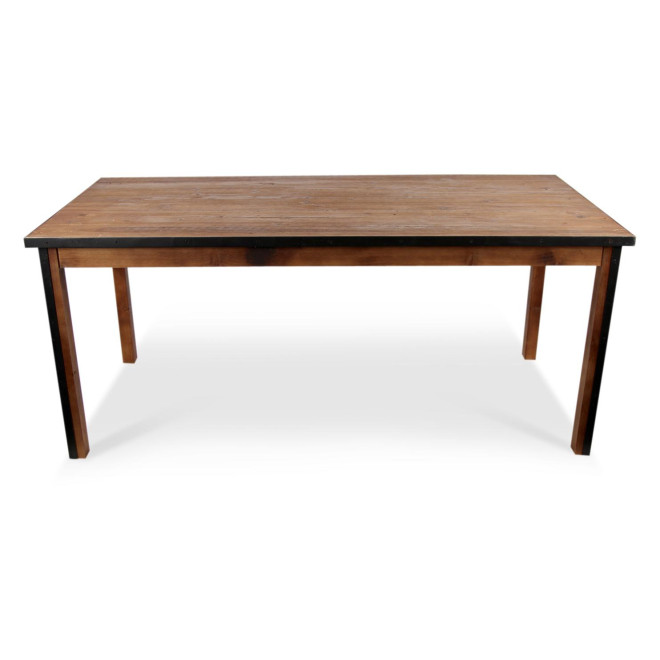 Table à Manger Bois Marron 175,5x80,5x76,5cm