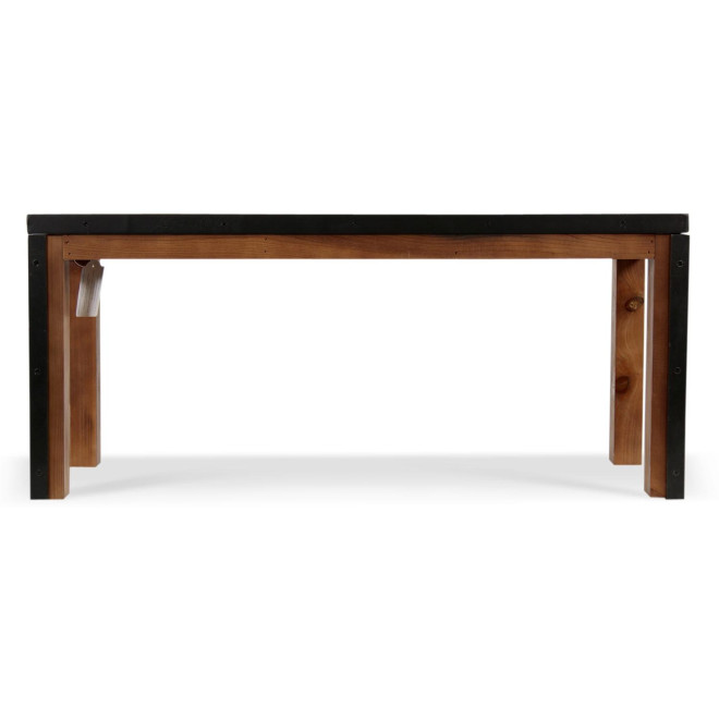 Sitzbank Holz Braun 100x35x44,5cm
