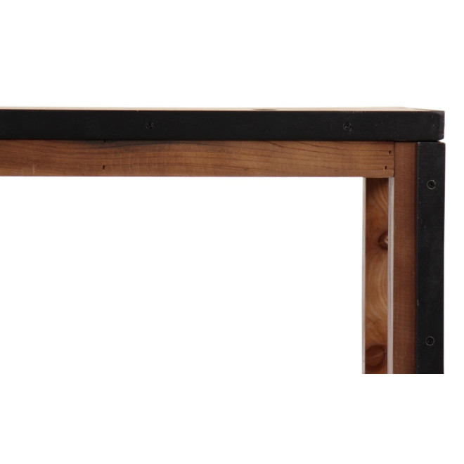 Sitzbank Holz Braun 100x35x44,5cm