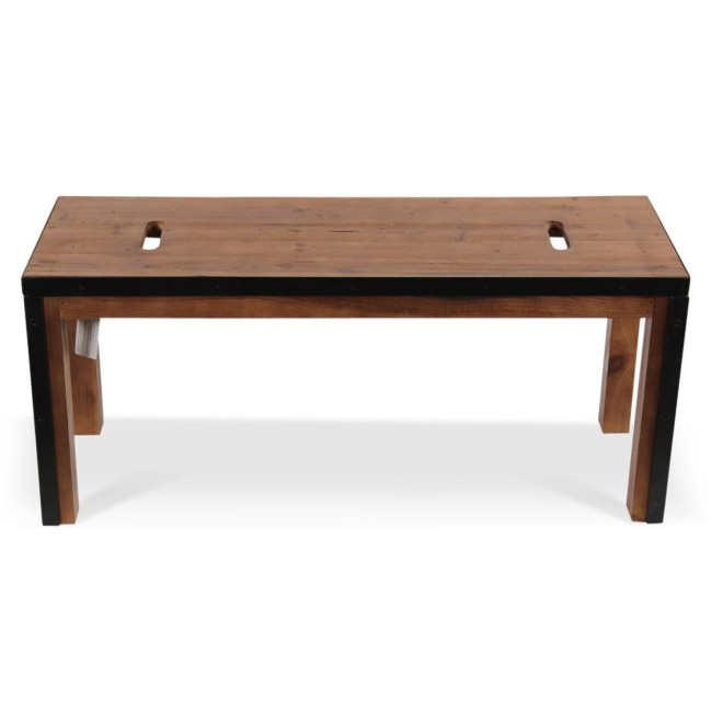 Banc Bois Marron 100x35x44,5cm