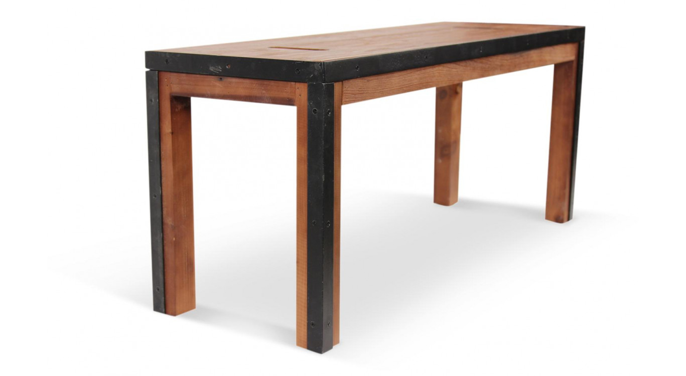 Sitzbank Holz Braun 100x35x44,5cm