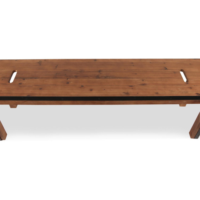 Banc Bois Marron 140x35x44,5cm