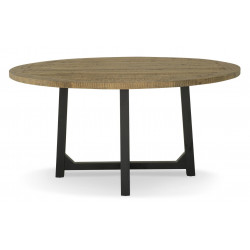 Table à Manger Bois Marron 160x160x78.5cm