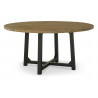 Table à Manger Bois Marron 160x160x78.5cm