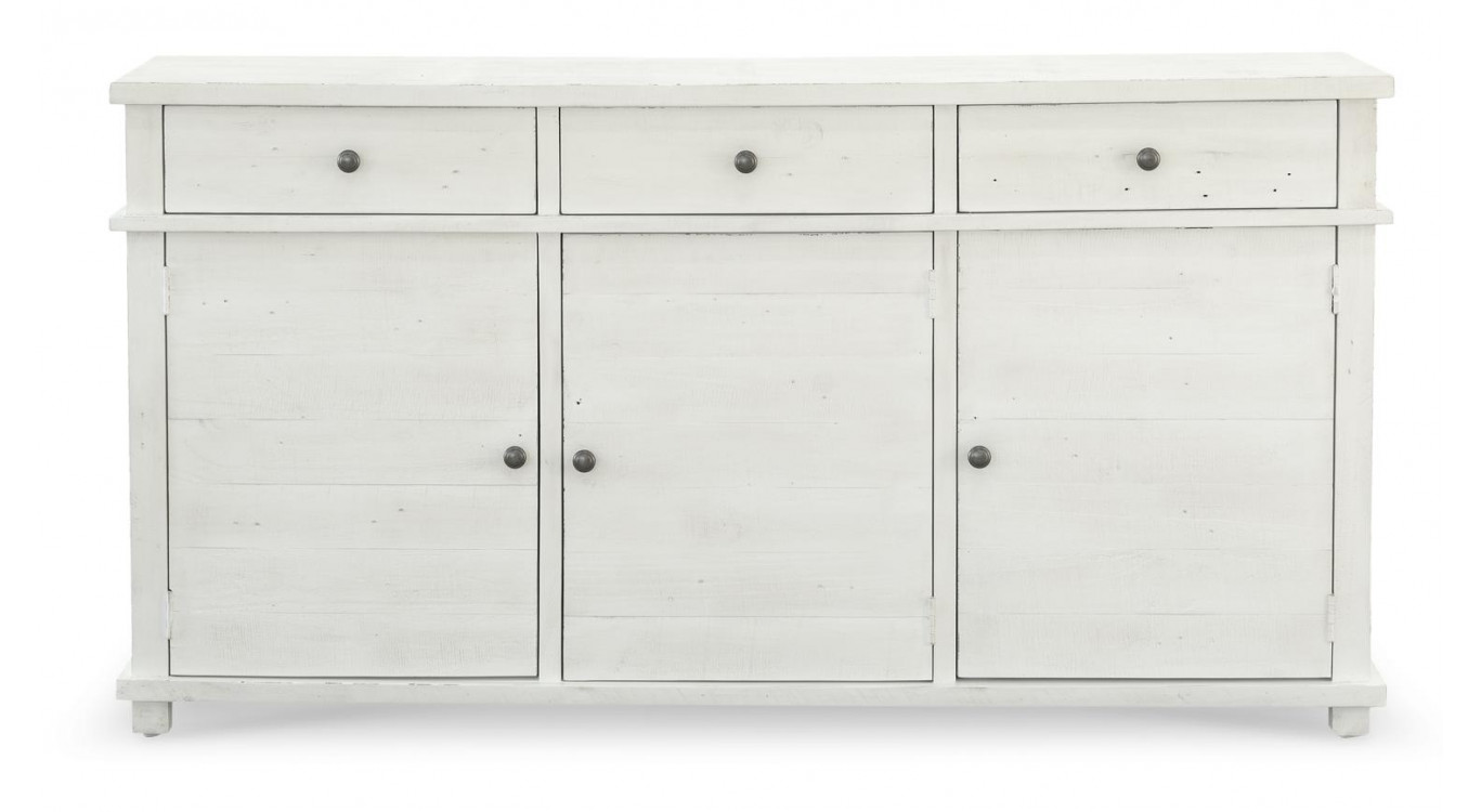 Holztruhe Weiß 172x45x90cm