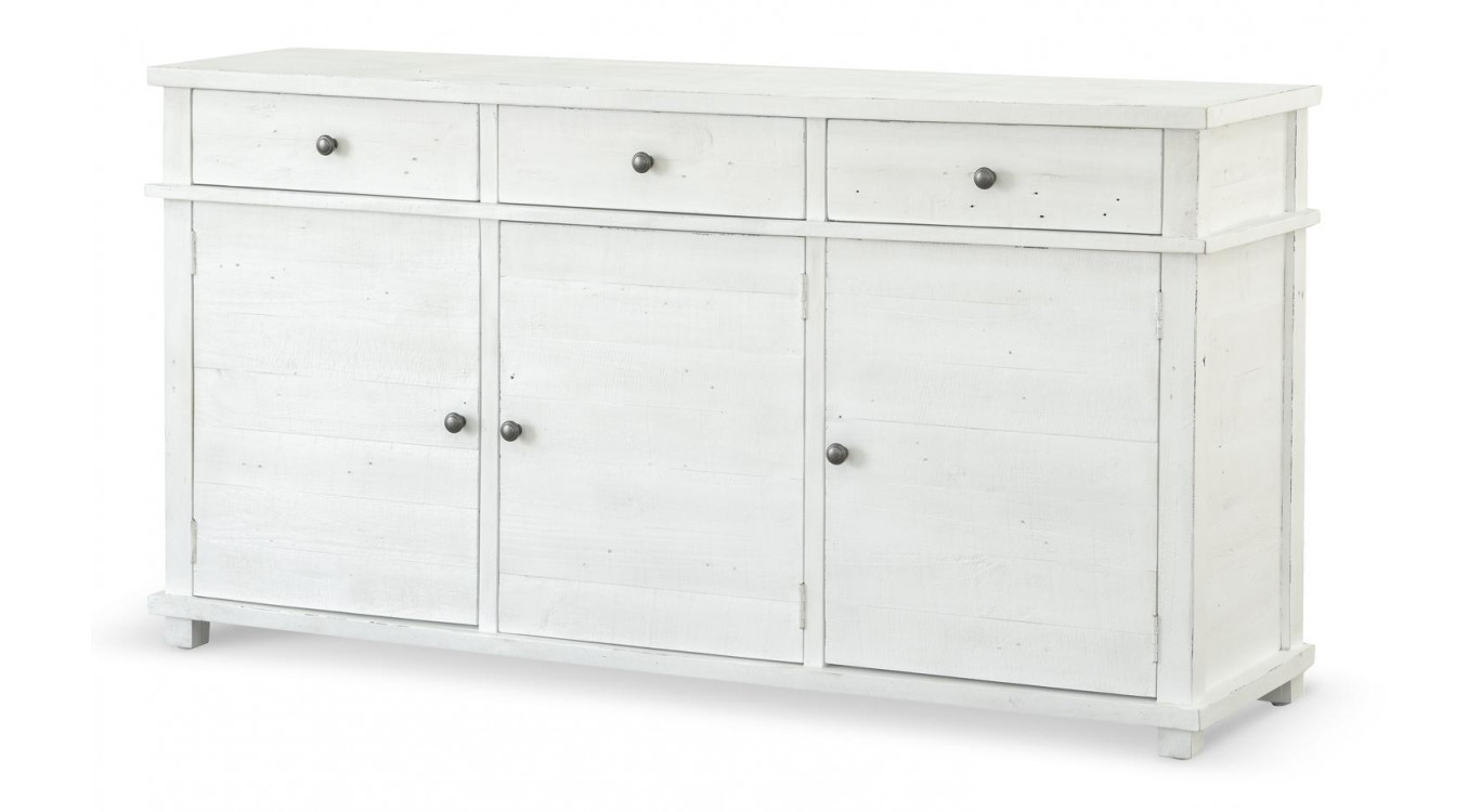 Holztruhe Weiß 172x45x90cm