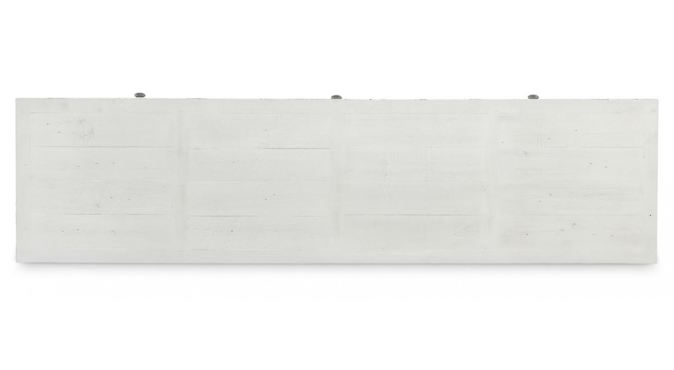 Holztruhe Weiß 172x45x90cm