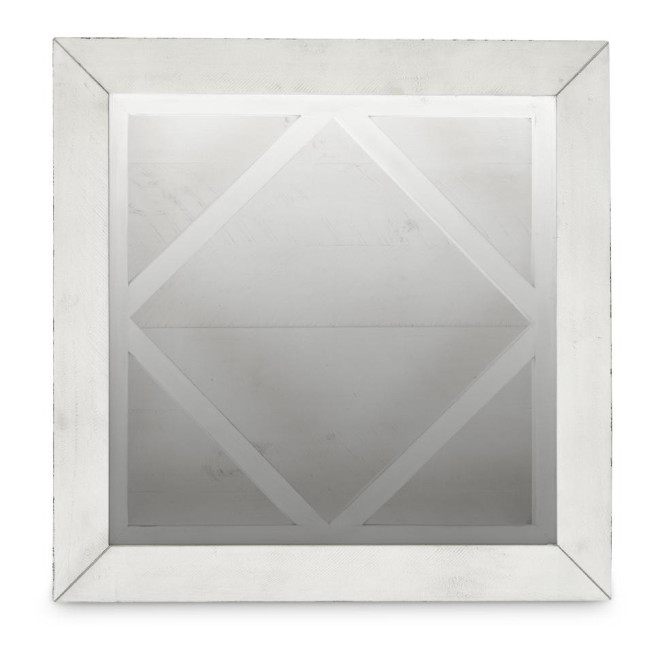 Table De Chevet Bois Blanc 60x60x55cm