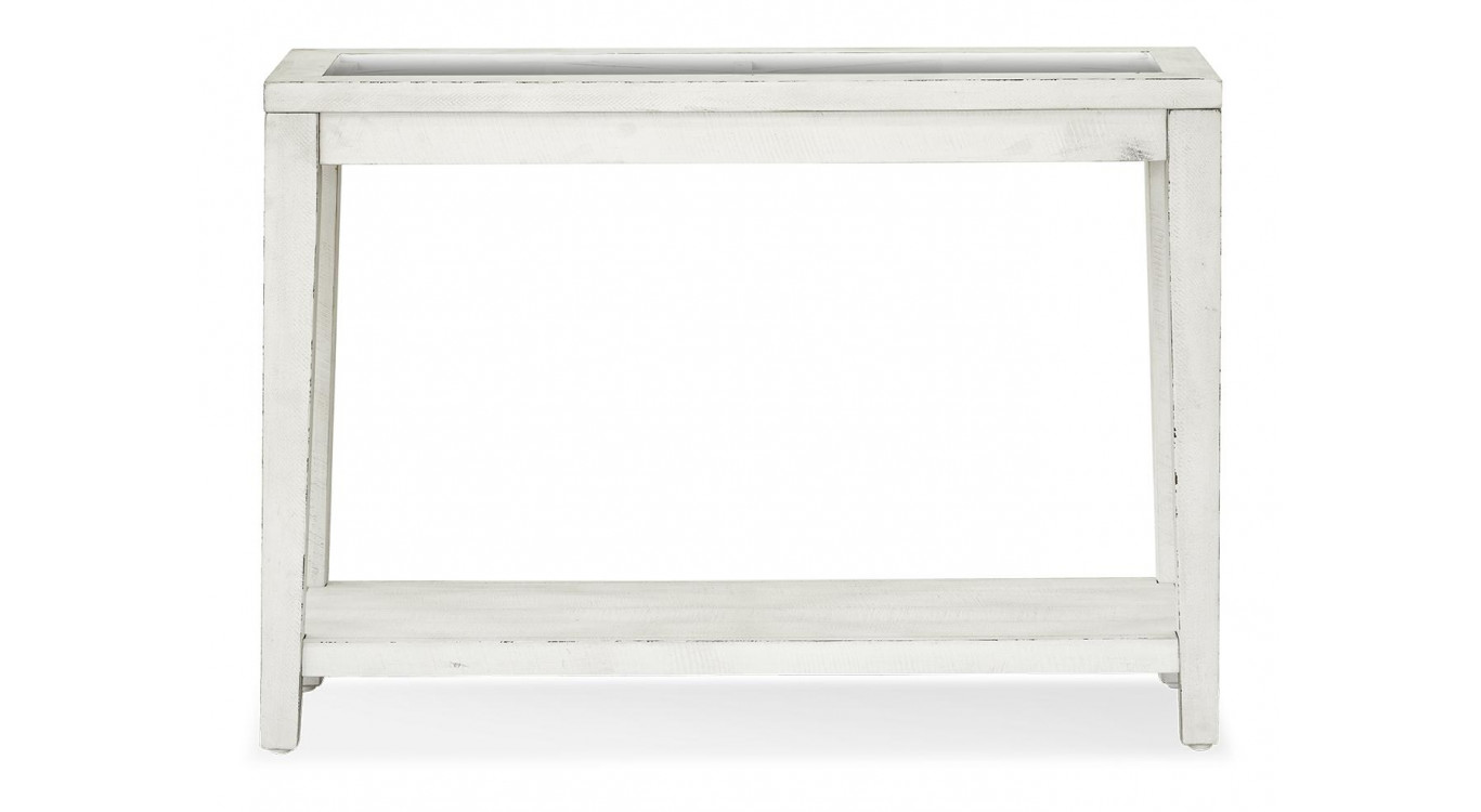 Konsole Holz Weiß 105x35.5x75cm