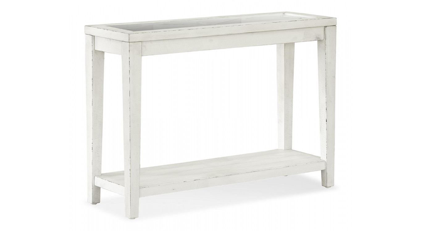 Konsole Holz Weiß 105x35.5x75cm