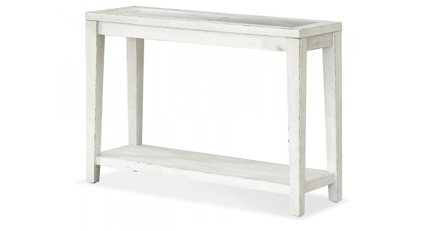 Konsole Holz Weiß 105x35.5x75cm