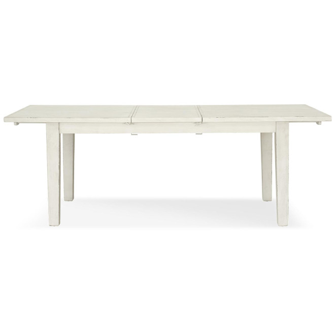 Esstisch Holz Weiß 180-230x95x78.5cm
