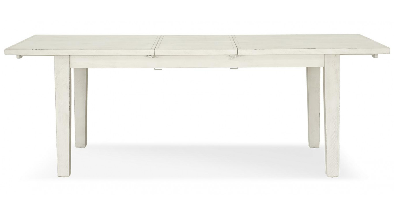 Esstisch Holz Weiß 180-230x95x78.5cm