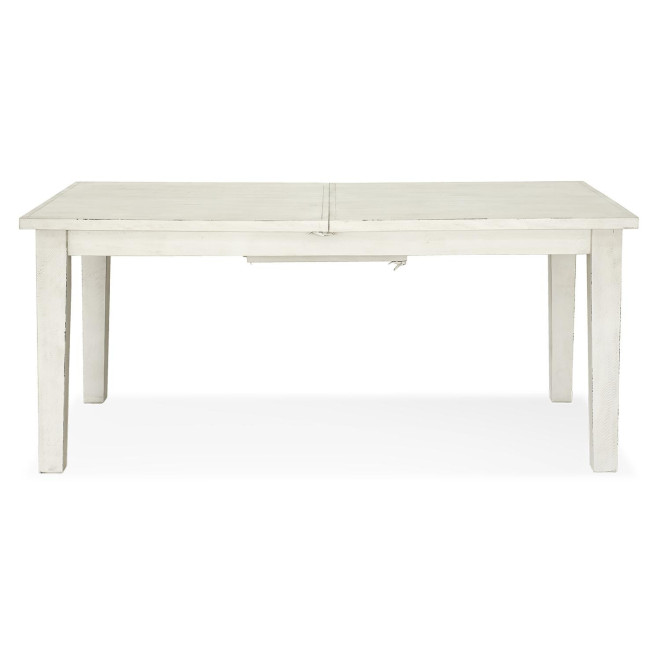 Esstisch Holz Weiß 180-230x95x78.5cm