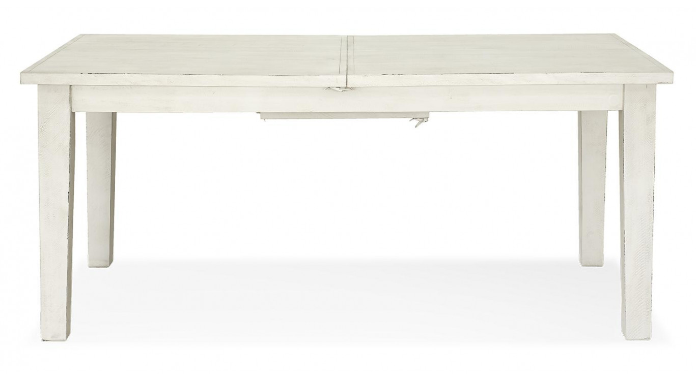 Esstisch Holz Weiß 180-230x95x78.5cm