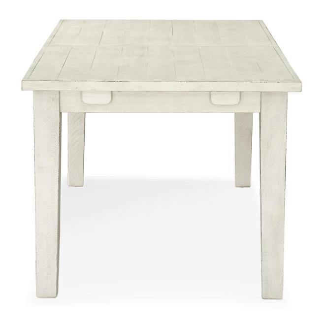 Esstisch Holz Weiß 180-230x95x78.5cm