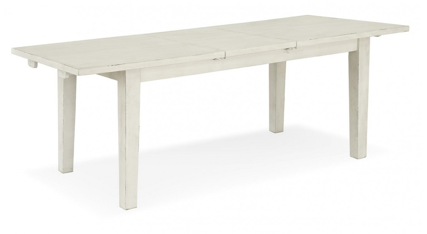 Esstisch Holz Weiß 180-230x95x78.5cm