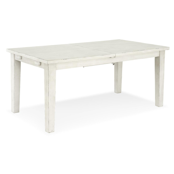 Esstisch Holz Weiß 180-230x95x78.5cm