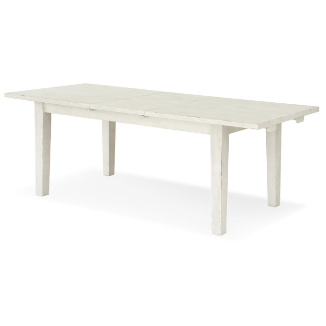 Esstisch Holz Weiß 180-230x95x78.5cm