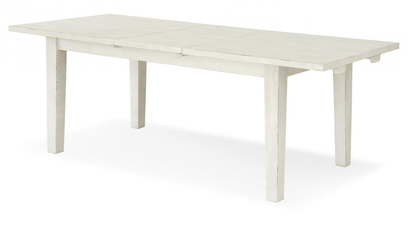 Esstisch Holz Weiß 180-230x95x78.5cm