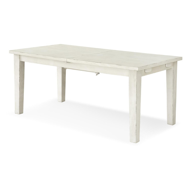 Esstisch Holz Weiß 180-230x95x78.5cm