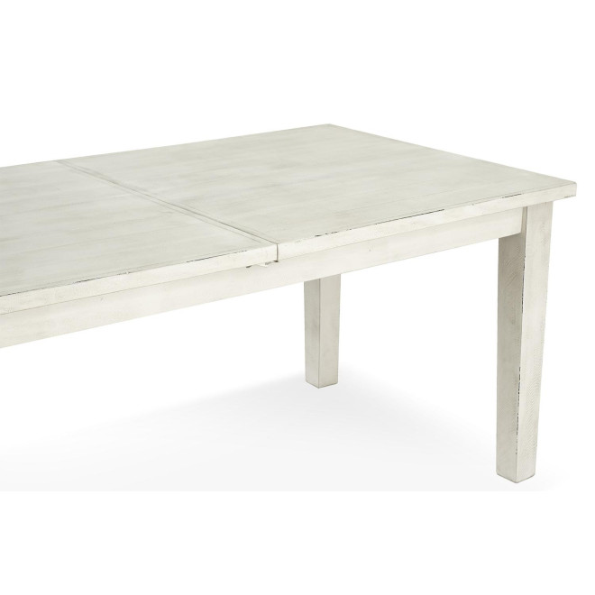 Esstisch Holz Weiß 180-230x95x78.5cm