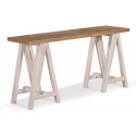 Konsole Holz Weiß 160x45x80cm