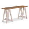 Console Bois Blanc 160x45x80cm