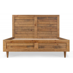 Holzbett Braun 210x153x120cm