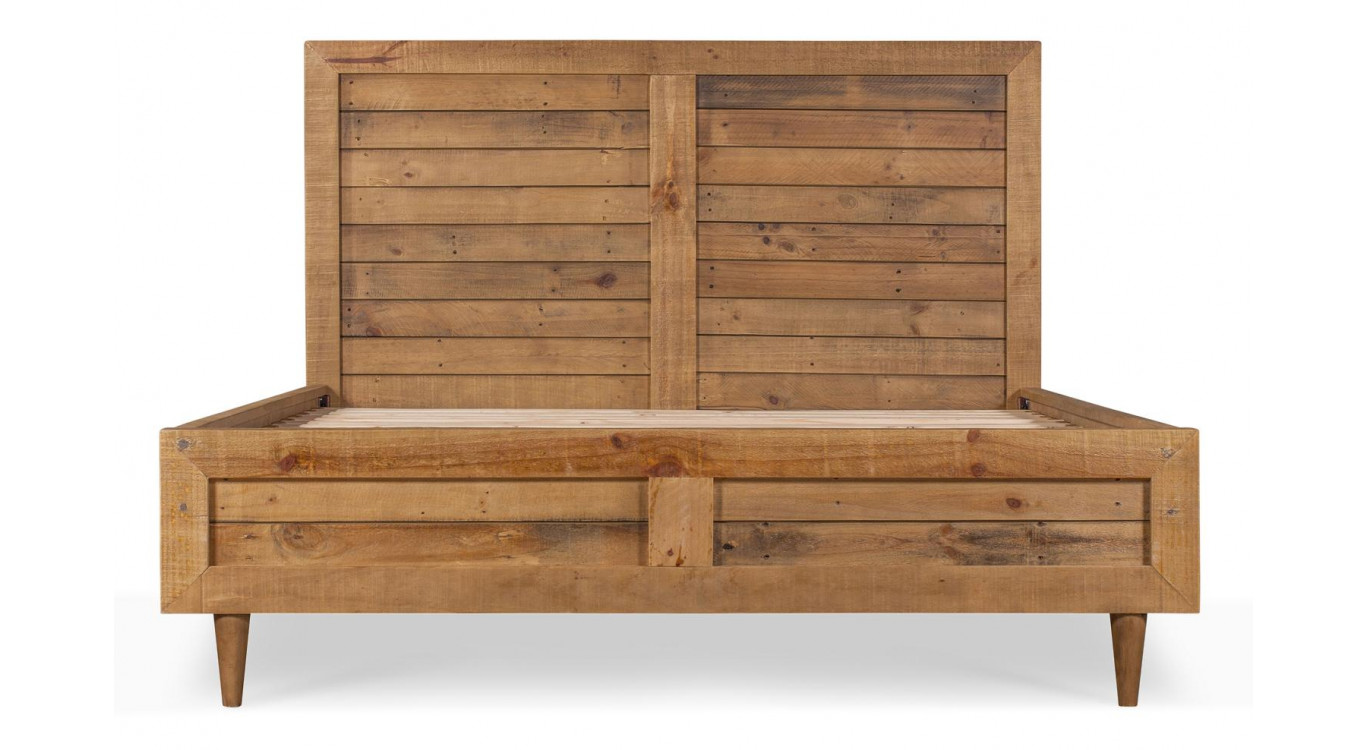 Holzbett Braun 210x153x120cm