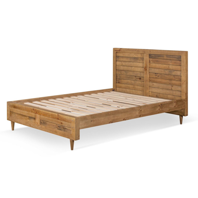 Holzbett Braun 210x153x120cm