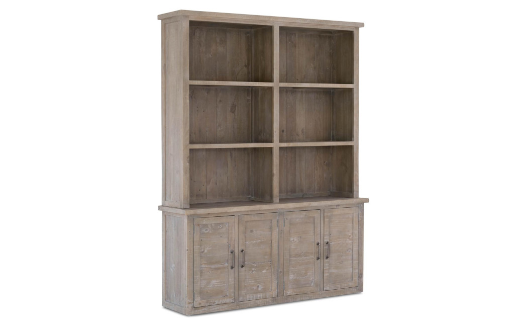 Bibliothèque Bois Gris 160x45x220cm