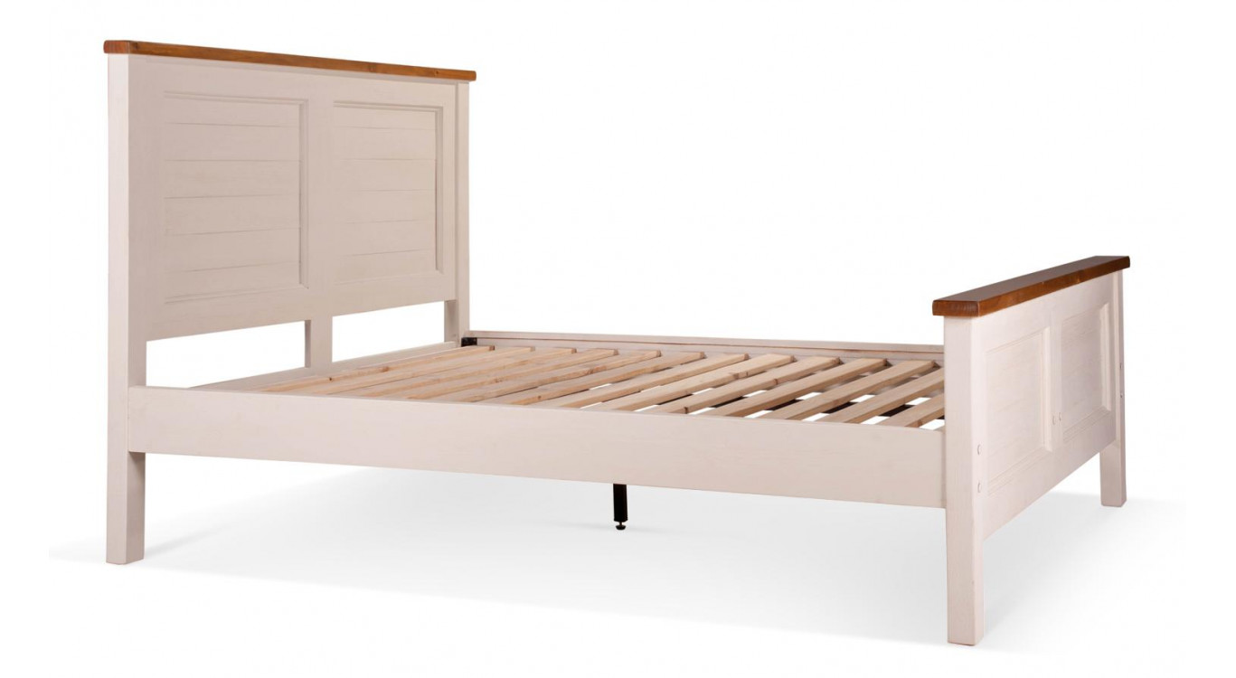 Lit Bois Blanc 166x222x132cm