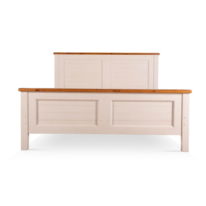 Lit Bois Blanc 196x222x132cm