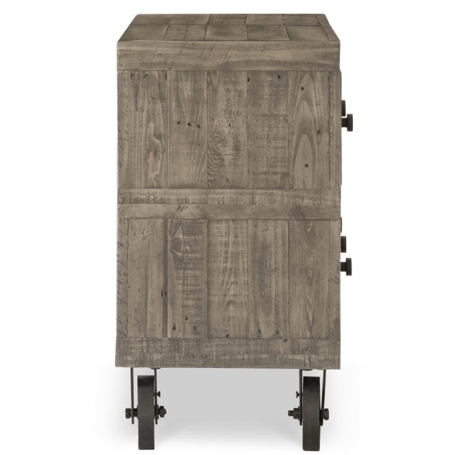 Kommode Räder Holz 147x45x84cm