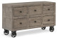 Kommode Räder Holz 147x45x84cm