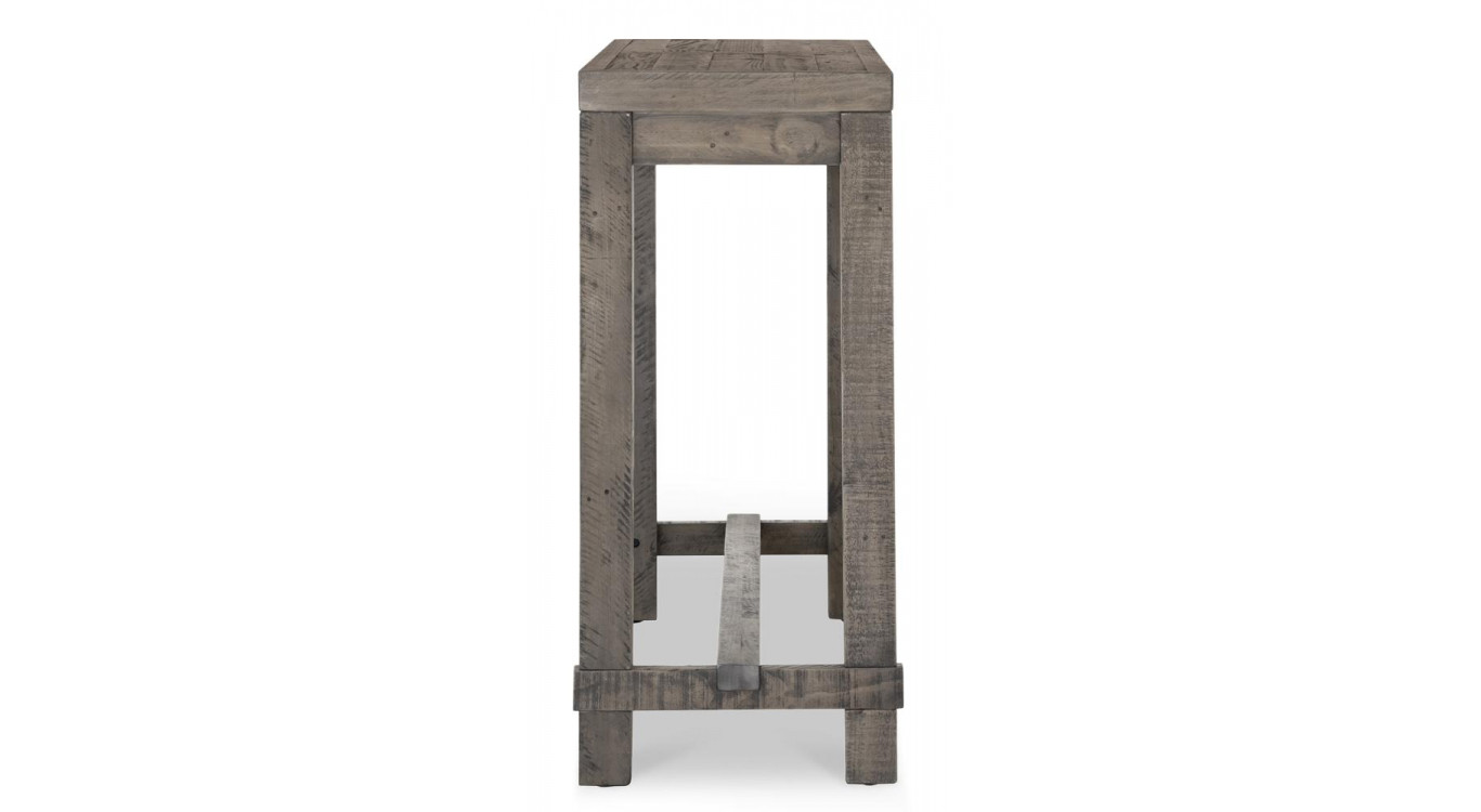 Hoher Holztisch 140x45x106cm