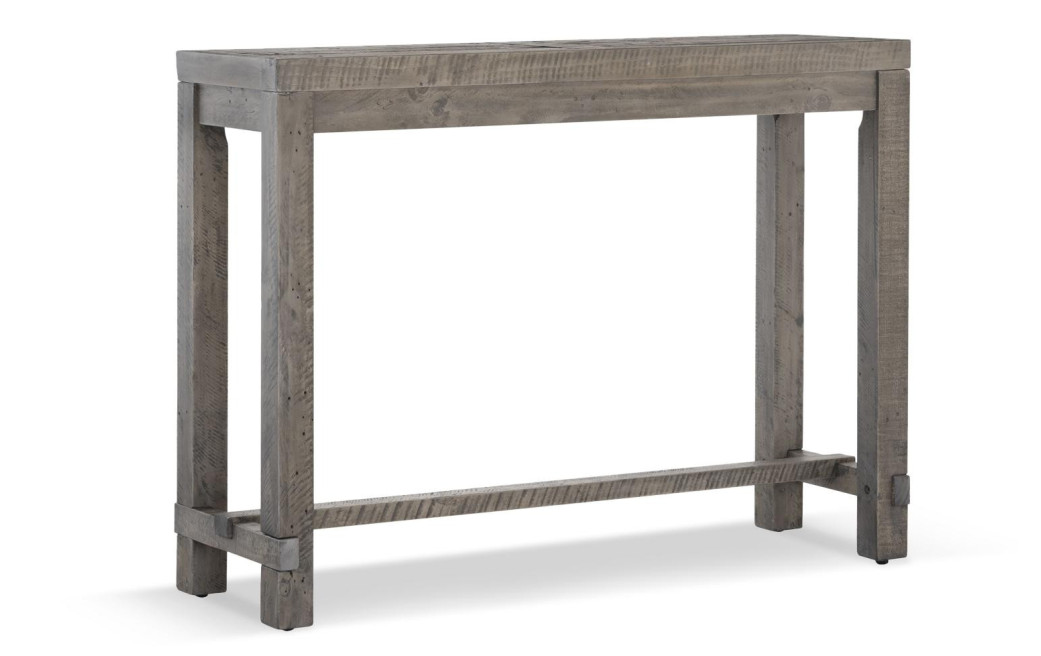 Hoher Holztisch 140x45x106cm